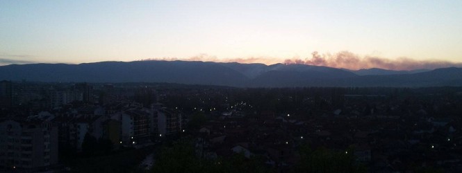 Големи пожари ја пустошат планината  во липковско-карадачкиот регион во Куманово