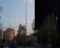 Ново, македонско знаме вратено на јарболот