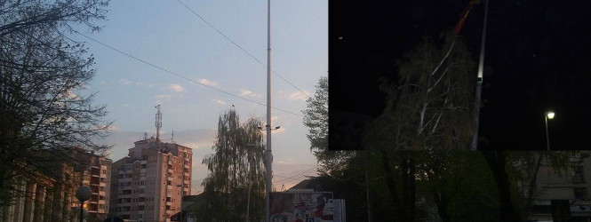 Ново, македонско знаме вратено на јарболот