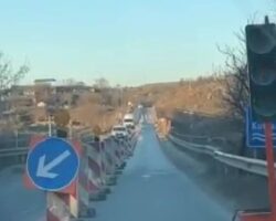 Камионите по затварањето на мостот во Проевце ќе се пренасочуваат кон Миладиновци
