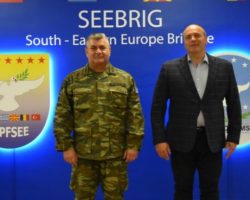 Димитриевски во посета на СЕЕБРИГ: Беспрекорно функционира бригадата на Југоисточна Европа
