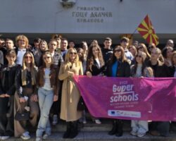 Гимназијата „Гоце Делчев“ домаќин на ученици од Црна Гора во рамки на проектот „Суперучилиште“